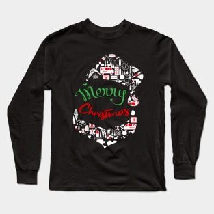 health worker merry christmas Long Sleeve T-Shirt